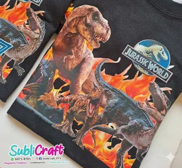 Playeras sublimadas con ilustración