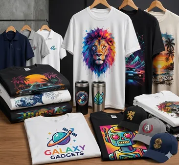 Colección de prendas a color